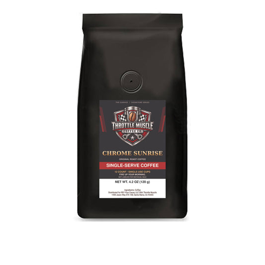 Chrome Sunrise - 12 Pack Single Serve Coffee Capsules